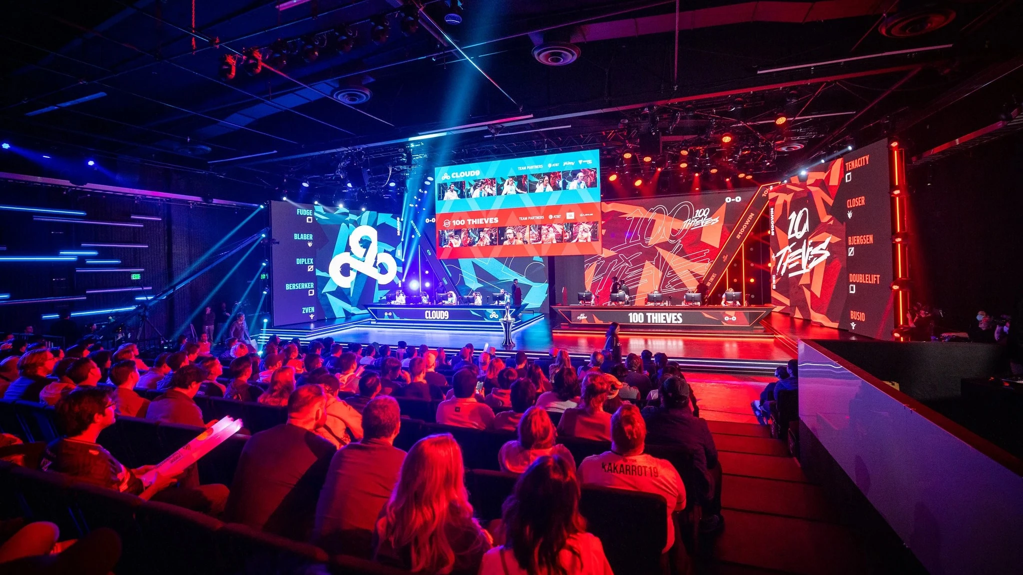 LCS games are played at Riot Games Arena in Los Angeles