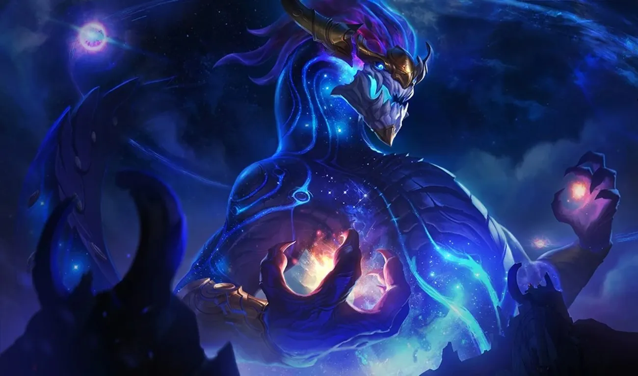Aurelion Sol, from League of Legends and Teamfight Tactics.