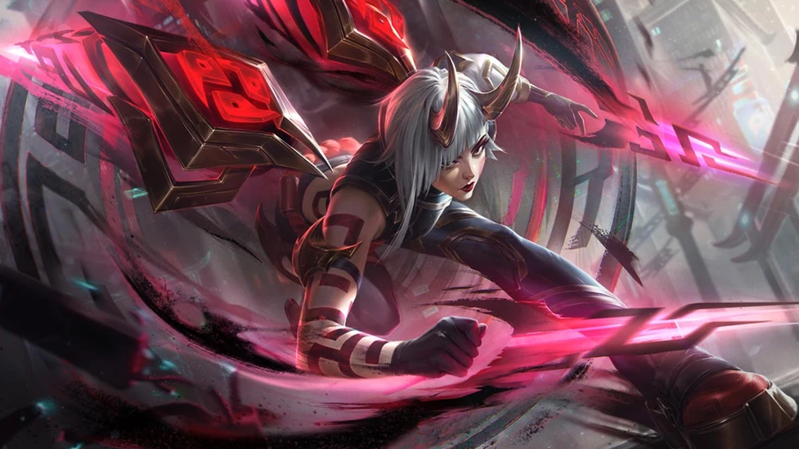 Inkshadow Kai'Sa moves through the Void in League of Legends.